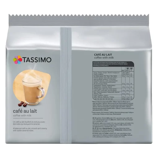 Tassimo - Café au Lait- 21 T-Discs backside