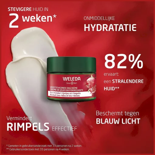 WELEDA Verstevigende Dagcrème Granaatappel & Maca 40ml - 100% natuurlijk 2 weken resultaat