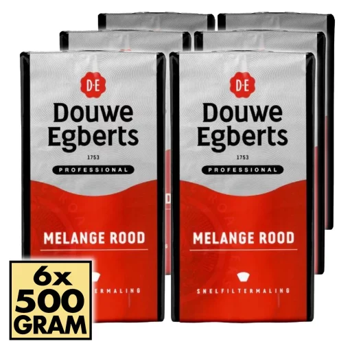 Douwe Egberts Snelfiltermaling Melange Rood