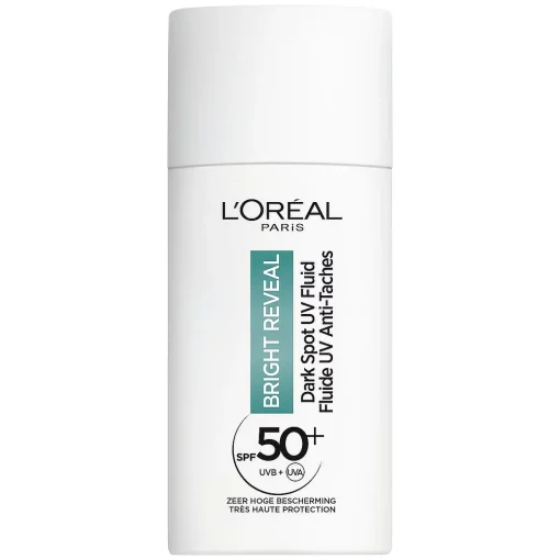 L'Oréal Bright Reveal Dark Spot UV Fluid Moisturizer SPF50+ voorzijde