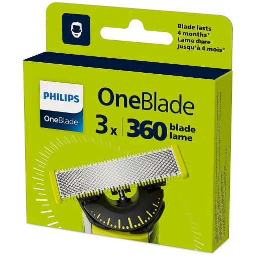 Philips OneBlade 360 Blade Vervangmesjes 3 stuks QP430/50 - Afbeelding 4