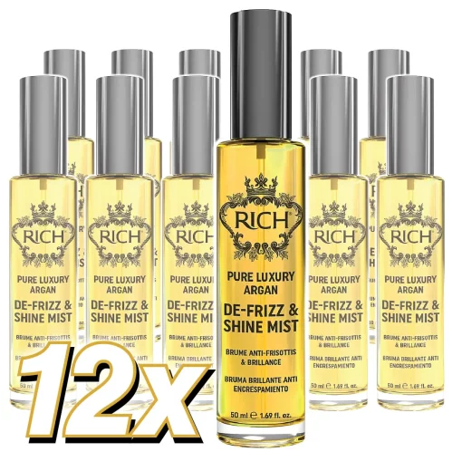 RICH Pure Luxury Argan De-Frizz & Shine Hair Mist 12 stuks