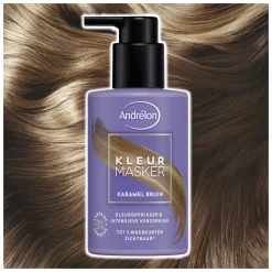 Andrélon Kleurmasker Karamel Bruin 200ml