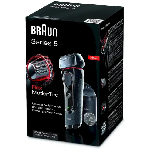 Braun Series 5 5050cc Elektrisch scheerapparaat met reinigingsstation