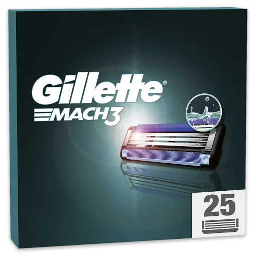 Gillette Mach3 25 Scheermesjes Voordeelpak - Koop Nu!