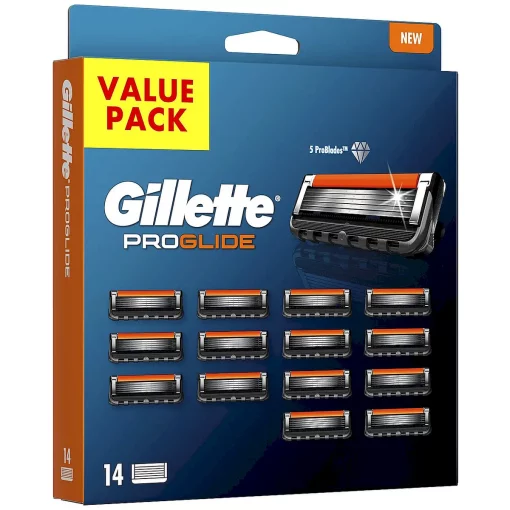 Gillette ProGlide Navulmesjes 14-Pack Voor Mannen linksvoor