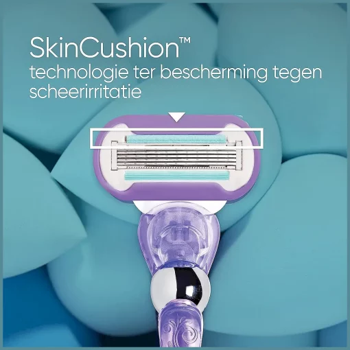 Gillette Venus Deluxe Smooth Swirl Scheermesjes Voor Vrouwen - 8 Navulmesjes skincushion