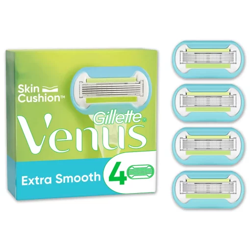 Gillette Venus Extra Smooth Navulmesjes 4-Pack