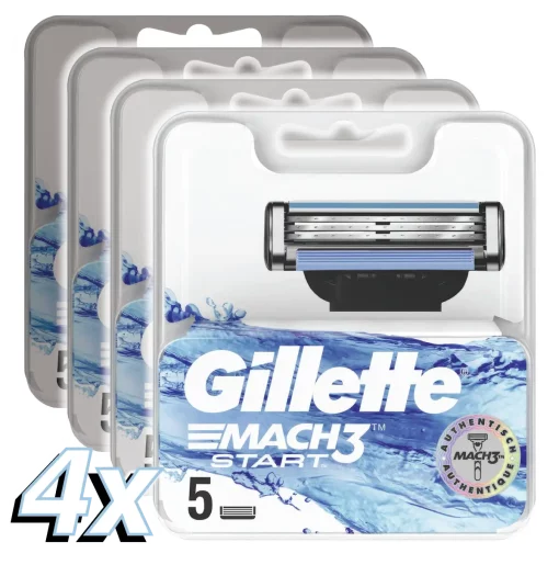 Gillette Mach3 Start 5-pack x 4 = 20 stuks - Koop nu!