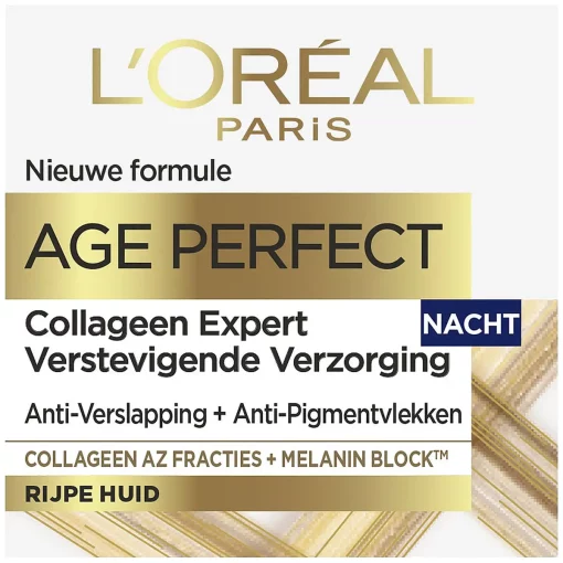 L'Oréal Paris Age Perfect Collageen Expert Verstevigende Nachtcrème 50ml voorzijde