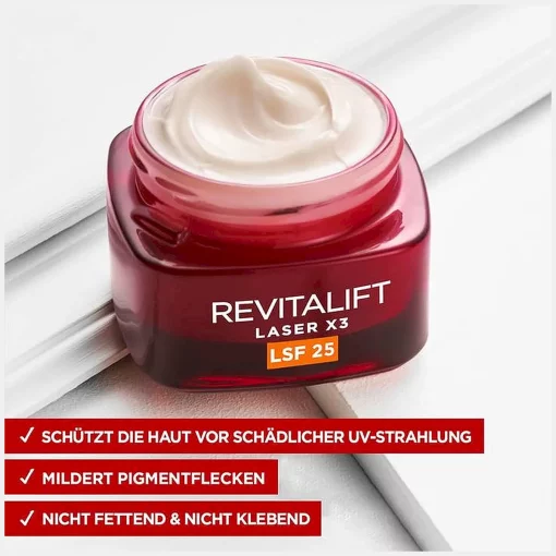 L'Oréal Paris Dagcrème Revitalift Laser X3 LSF25 50ml open potje