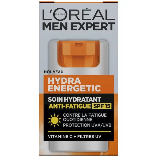 L'Oréal Paris Hydra Energetic Hydraterende Dagcrème SPF15 50ml verpakking voorzijde