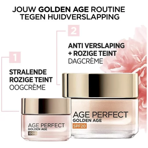 L'Oréal Paris Skin Expert Age Perfect Golden Age Dagcrème Versterkend SPF20 50ml routine