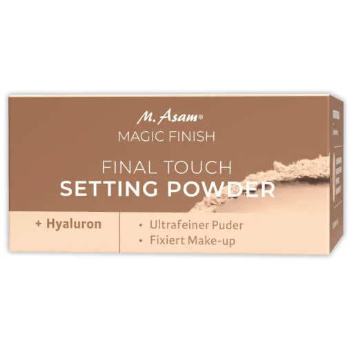 M. Asam Uithardingspoeder Final Touch Bare Skin, 15 g zijkant verpakking