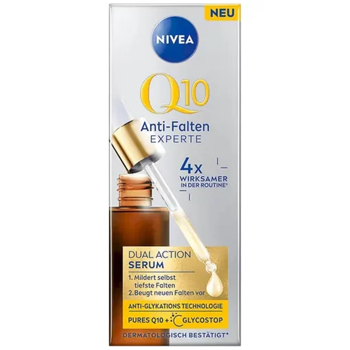 NIVEA Q10 Dual Action Serum verpakking voorzijde