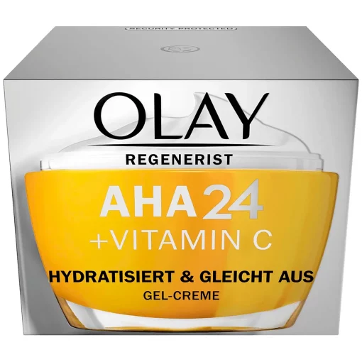 Olay Dagcrème AHA 24 + Vitamine C, 50 ml verpakking front