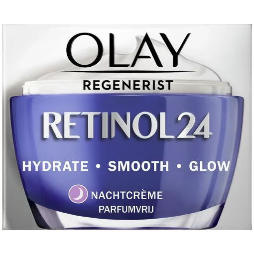 Olay Retinol24 Nachtcrème Met Retinol En Vitamine B3 50ml hydrate smooth glow