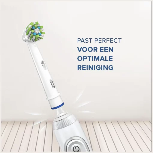 Oral-B CrossAction Opzetborstels met CleanMaximiser technologie 8-Pack past perfect