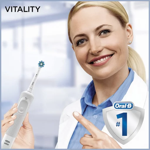 Oral-B Vitality 100 White CrossAction Elektrische Tandenborstel Powered By Braun nr 1