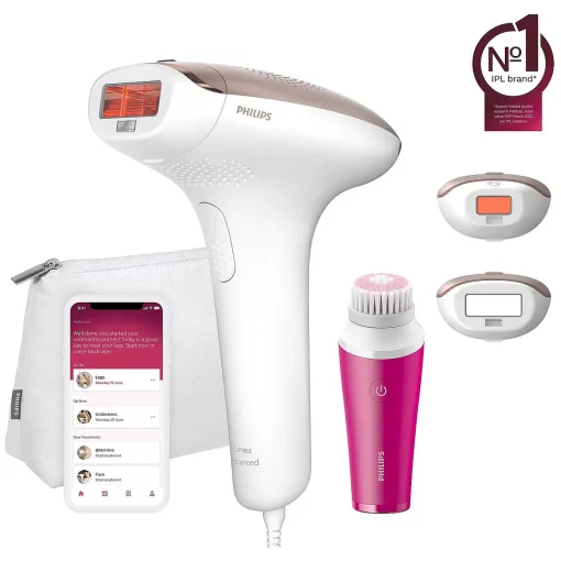 Philips Lumea Advanced 7000 series BRI924/00 IPL Ontharingsapparaat whats in the box + app