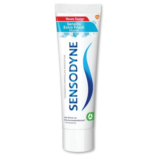 Sensodyne Sensitive Extra Frisse Tandpasta - Dagelijkse Tandpasta voor Pijngevoelige Tanden - 75 ml