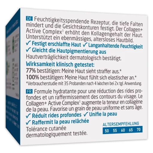 Weleda Gezichtscrème verstevigende blauwe gentiaan & edelweiss, 40 ml verpakking backside