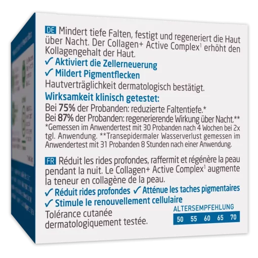 Weleda Nachtcrème verstevigende blauwe gentiaan & edelweiss, 40 ml verapkking achterzijde