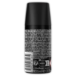 Axe Black Vanilla Deodorantspray, Reisformaat, 35 ml achterzijde