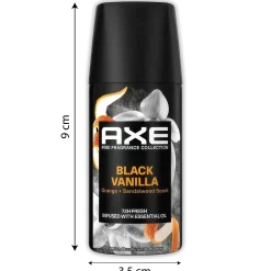 Axe Black Vanilla Deodorantspray, Reisformaat, 35 ml formaat