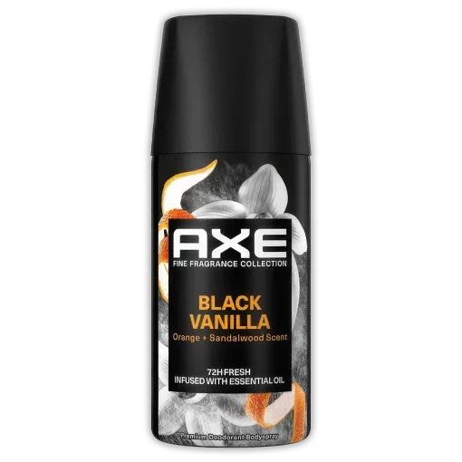 Axe Black Vanilla Deodorantspray, Reisformaat, 35 ml voorzijde