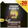 Douwe Egberts koffiecups Espresso Krachtig 10 - voordeelpak 20 cups