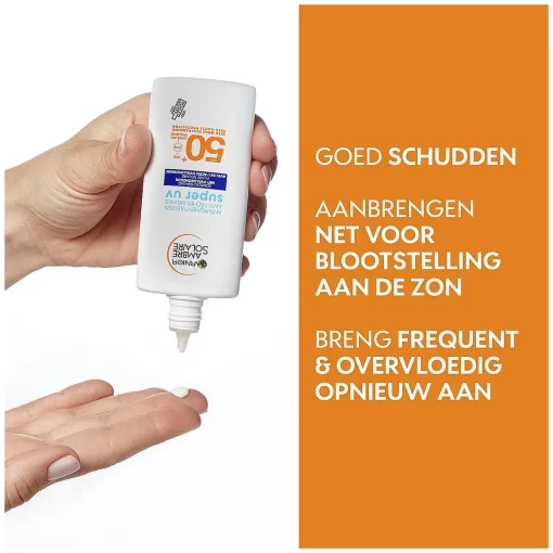 Garnier Ambre Solaire Sensitive Expert+ - SPF 50+ - 40 ml goed schudden!