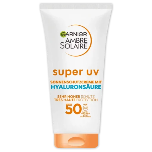 Garnier Ambre Solaire zonnebrandcrème Gezicht 50 ml tube voorzijde