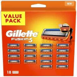 Gillette Fusion 5 18-pack Navulmesjes voorzijde verpakking