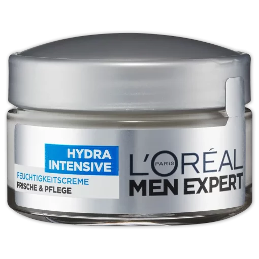 L'oreal Men Expert Hydra Intensive - Hydraterende gezichtscrème voor mannen potje voorzijde