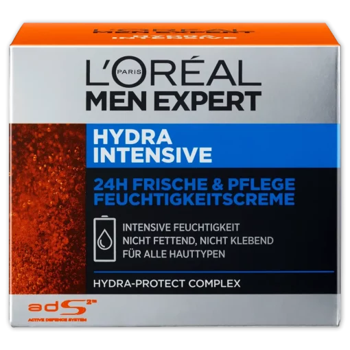 L'oreal Men Expert Hydra Intensive - Hydraterende gezichtscrème voor mannen voorzijde verpakking