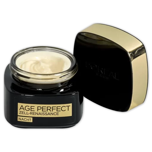 L'Oréal Paris Age Perfect Cell Renaissance Nachtcrème - Verstevigend - 50 ml open potje