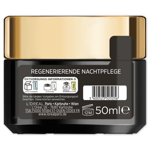 L'Oréal Paris Age Perfect Cell Renaissance Nachtcrème - Verstevigend - 50 ml potje achterzijde