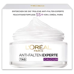 L'Oréal Paris Anti-Rimpel Gezichtscrème Expert 55+, 50 ml verpakking zijkant