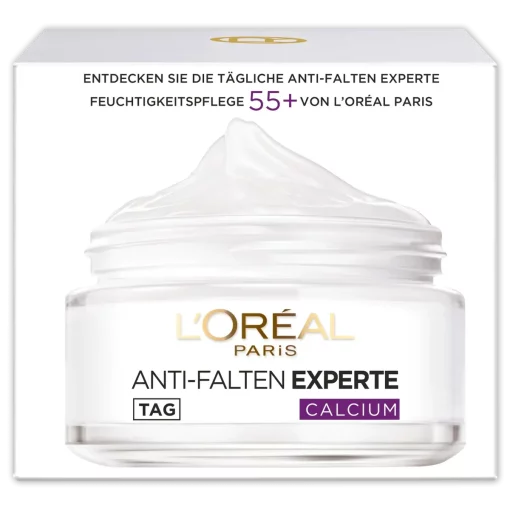 L'Oréal Paris Anti-Rimpel Gezichtscrème Expert 55+, 50 ml verpakking zijkant