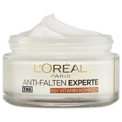 L'Oréal Paris Anti Rimpel Gezichtscrème Expert 65+, 50 ml potje open