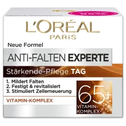 L'Oréal Paris Anti Rimpel Gezichtscrème Expert 65+, 50 ml verpakking voorzijde