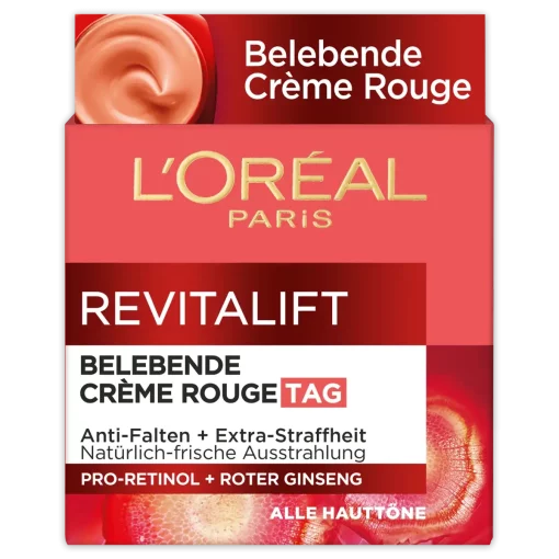 L'Oréal Paris Dagcrème Revitalift Crème Rouge verpakking voorzijde