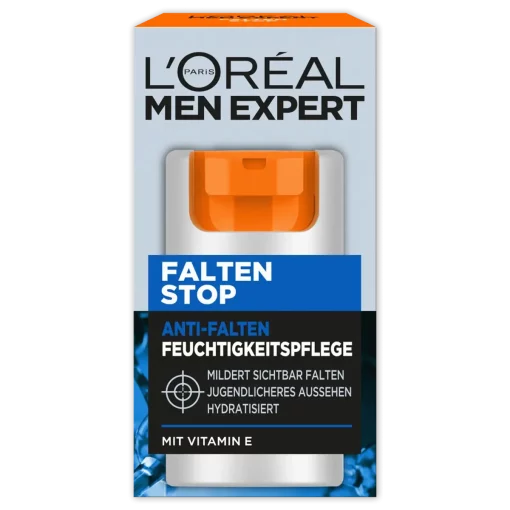 L'Oréal Paris Men Expert Gezichtscrème Anti-rimpel Vochtinbrengende Crème 50 ml verpakking voorzijde