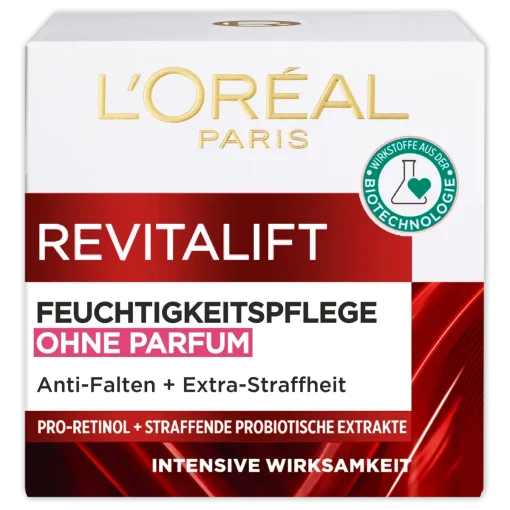 L'Oréal Paris Revitalift vochtinbrengende crème zonder parfum, 50ml