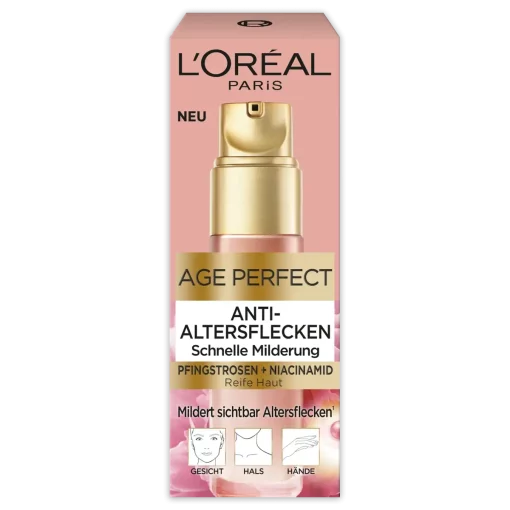 L'Oréal Paris Serum Age Perfect Anti-verouderingsvlekken, 30ml verpakking voorzijde