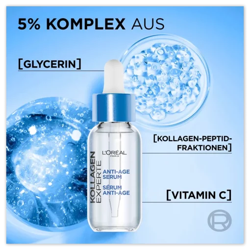 L'Oréal Paris Serum Anti Age Collageen Expert, 30 ml 5% procent komplex