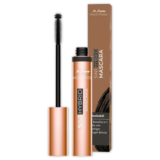 M. Asam Mascara 5in1 Hybride Diep Zwart, 8 ml