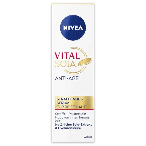 Nivea VITAL SOJA Anti-Age Serum, 40ml verpakking voorzijde