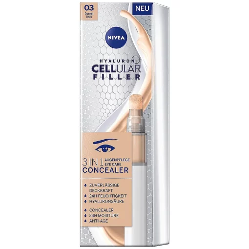 Nivea Cellular Filler 03 Donker Eye Cushion verpakking voorzijde